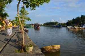 Vietnam boats on the river