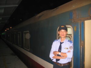 Vietnamese train driver