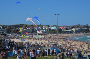Kite fair at Bondi