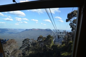 View from cable car