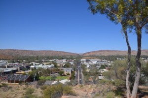 View of Alice Springs from ANZAC Hill