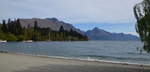 Beach view in Queenstown