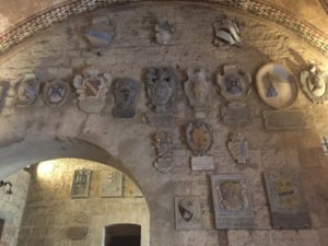 Volterra Tuscany ancient municipal building interior