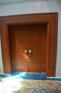 Mosque carpet detail