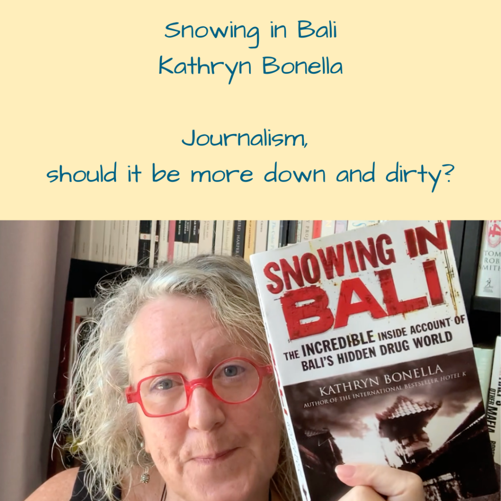 Snowing in Bali, Kathryn Bonella Social Media